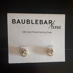 BaubleBar Fine Gold Plated Stud Earrings